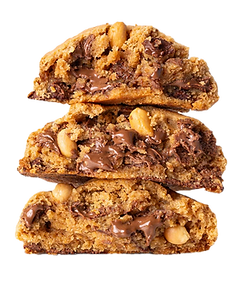 Double chocolate & peanut butter cookie